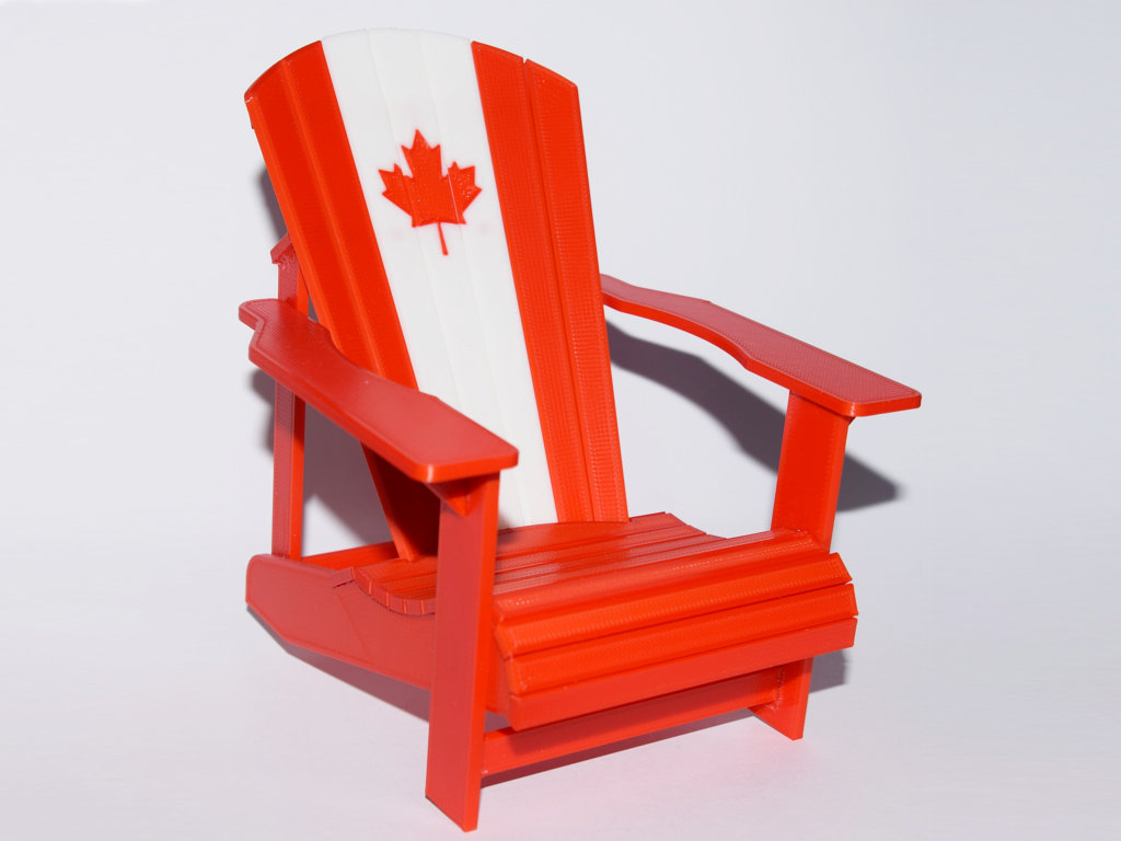 Modell eines Adirondack-Chairs